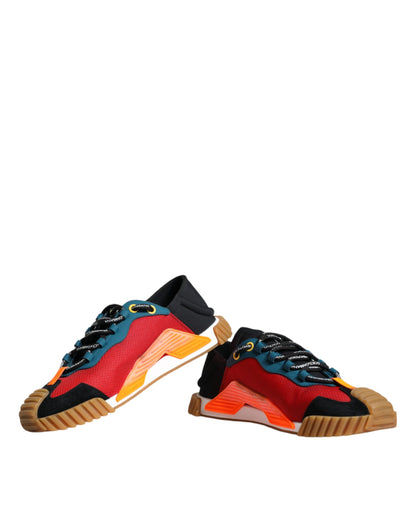 Dolce & Gabbana Multicolor NS1 Low Top Men Sneakers Shoes