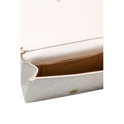 Love Moschino White Polyethylene Crossbody Bag