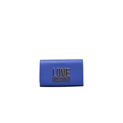 Love Moschino Blue Polyethylene Crossbody Bag