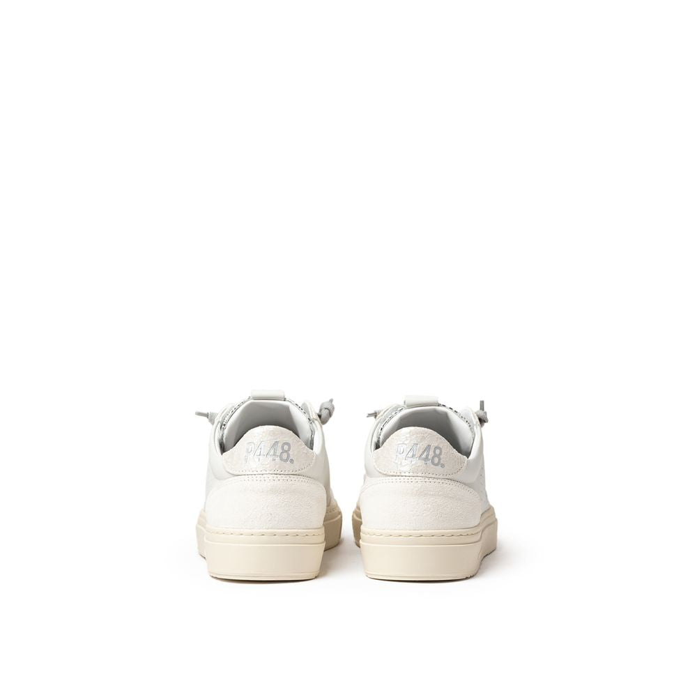 P448 White Leather Sneaker