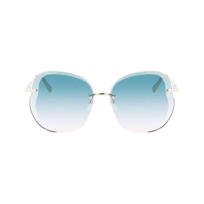 Longchamp Gold Metal Sunglasses