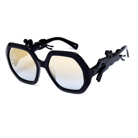 Longchamp Black Acetate Sunglasses