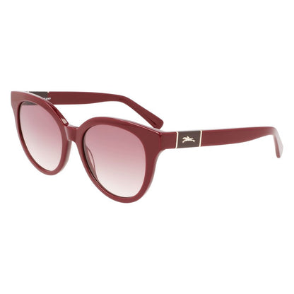 Longchamp Red Acetate Sunglasses