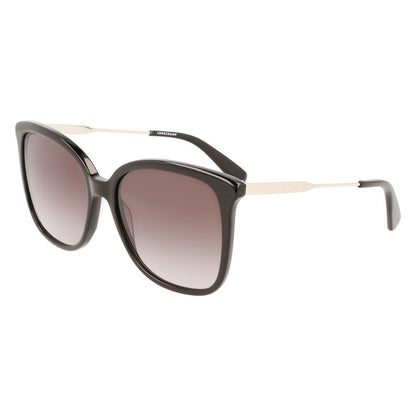 Longchamp Black Acetate Sunglasses