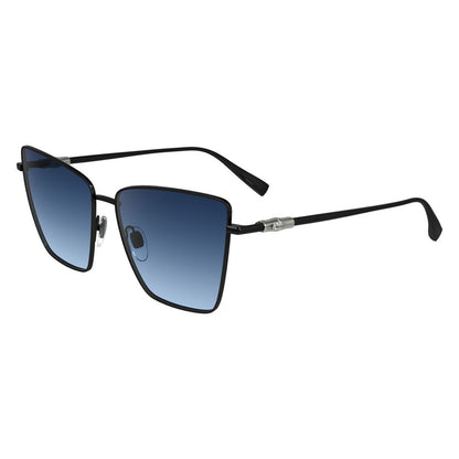 Longchamp Black Metal Sunglasses