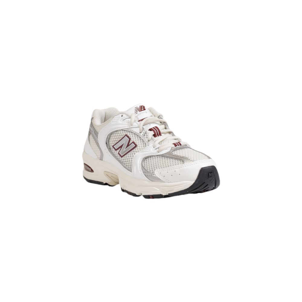 New Balance Cream Synthetic Material Sneaker