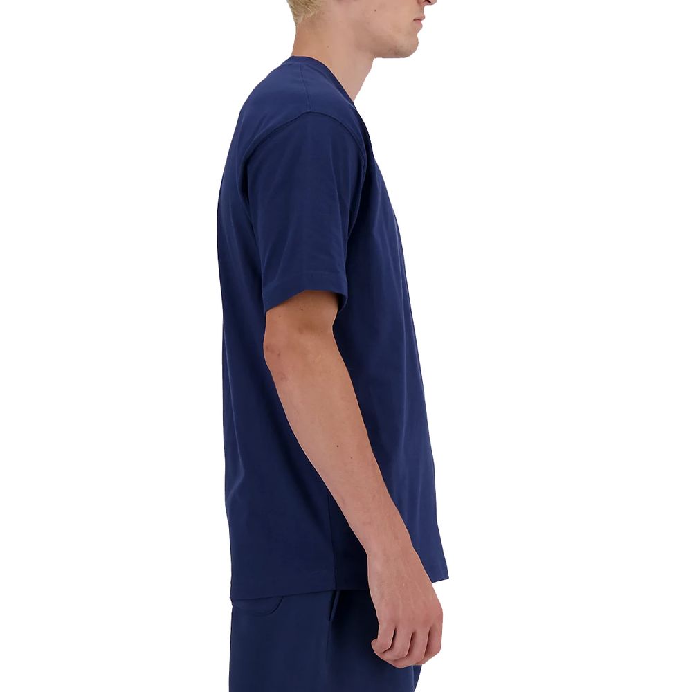 New Balance Blue Cotton T-Shirt