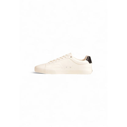 Hugo Boss Cream Leather Sneaker