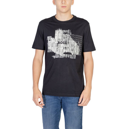 Hugo Boss Black Cotton T-Shirt