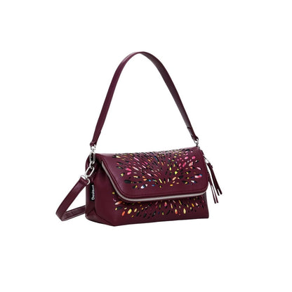 Desigual Bordeaux Polyethylene Handbag