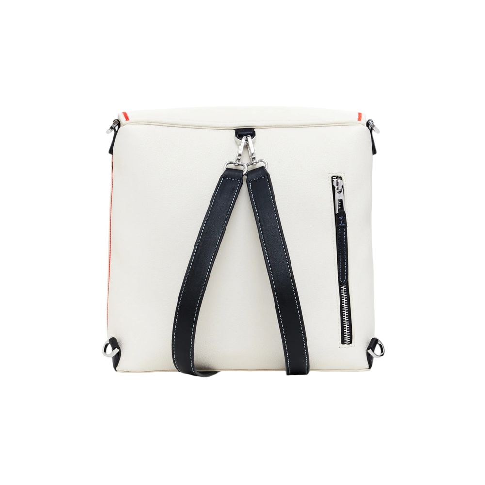 Desigual Cream Polyethylene Backpack