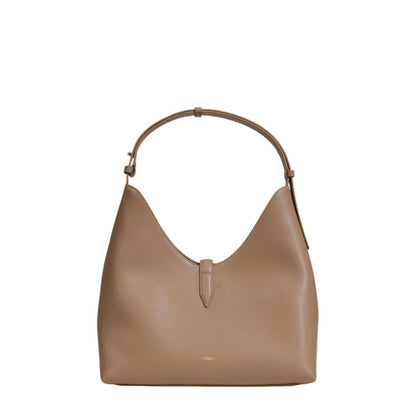 Furla Beige Leather Handbag