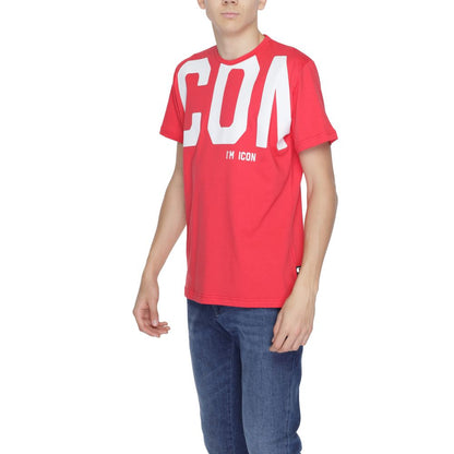 Icon Red Cotton T-Shirt