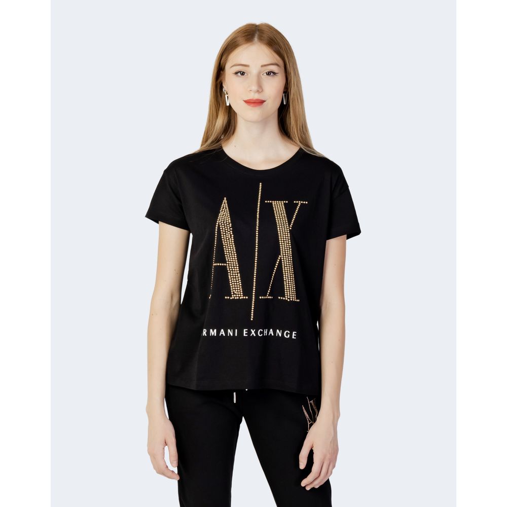 Armani Exchange Bicolor Cotton Tops & T-Shirt