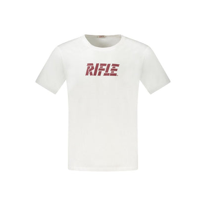 Rifle White Cotton T-Shirt