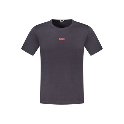 Rifle Blue Cotton T-Shirt