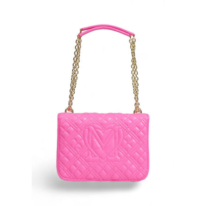 Love Moschino Pink Polyethylene Handbag