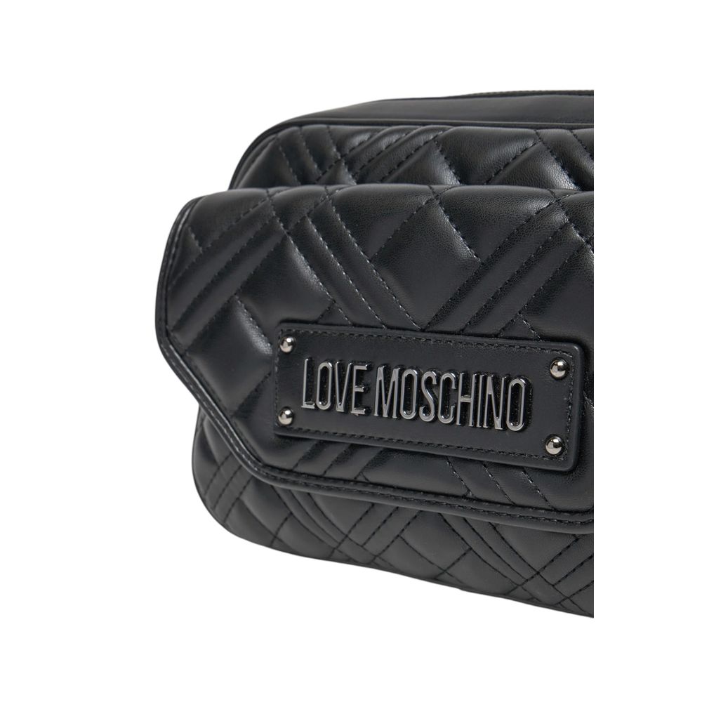 Love Moschino Bicolor Polyethylene Handbag