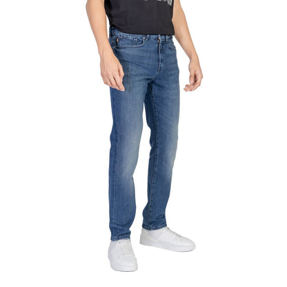 Hugo Boss Blue Cotton Jeans & Pant