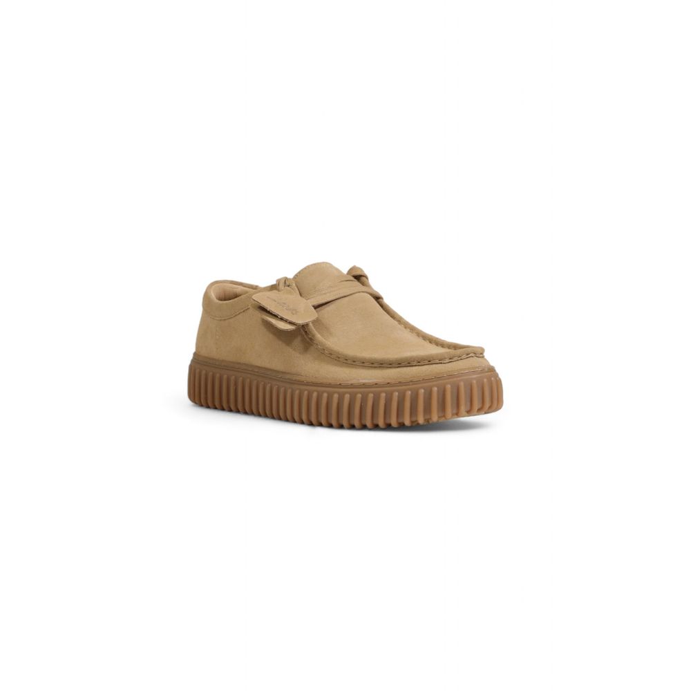 Clarks Beige Suede Leather Casual