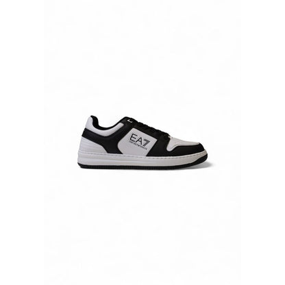 EA7 Emporio Armani Black And White Polyester Sneaker