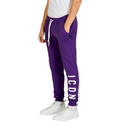 Icon Purple Cotton Jeans & Pant