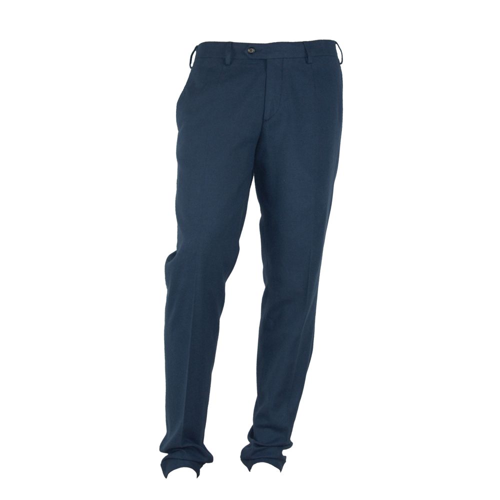 Made in Italy Blue Cotton Jeans & Pant