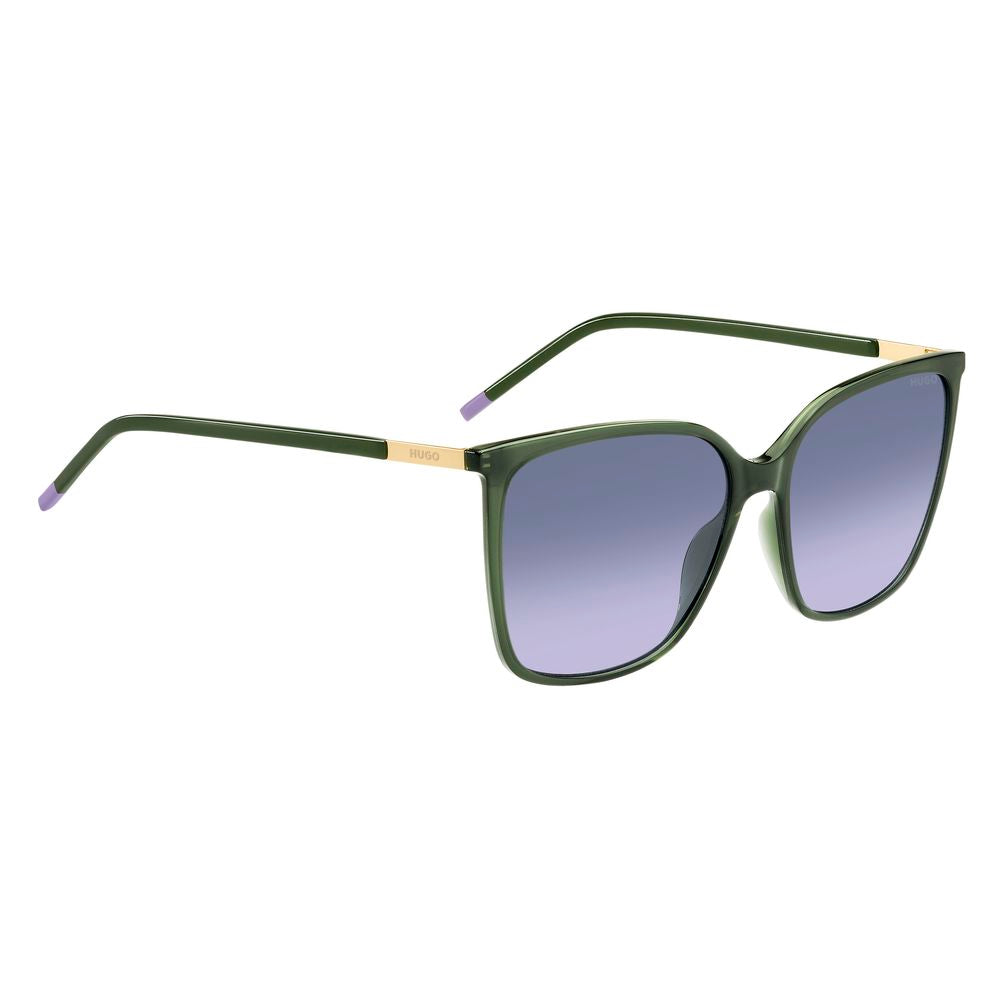 Hugo Boss Green Resin Sunglasses