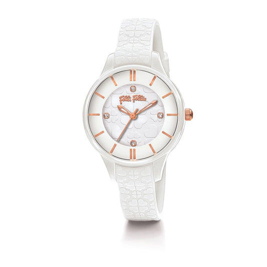 Folli Follie White Plastic Watch