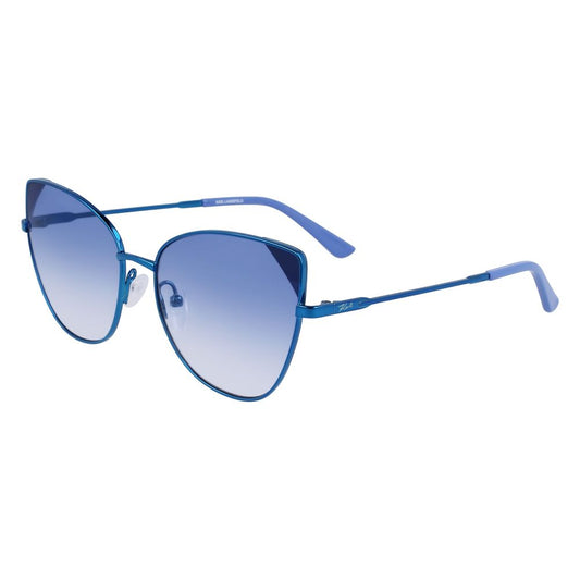 Karl Lagerfeld Blue Metal Sunglasses