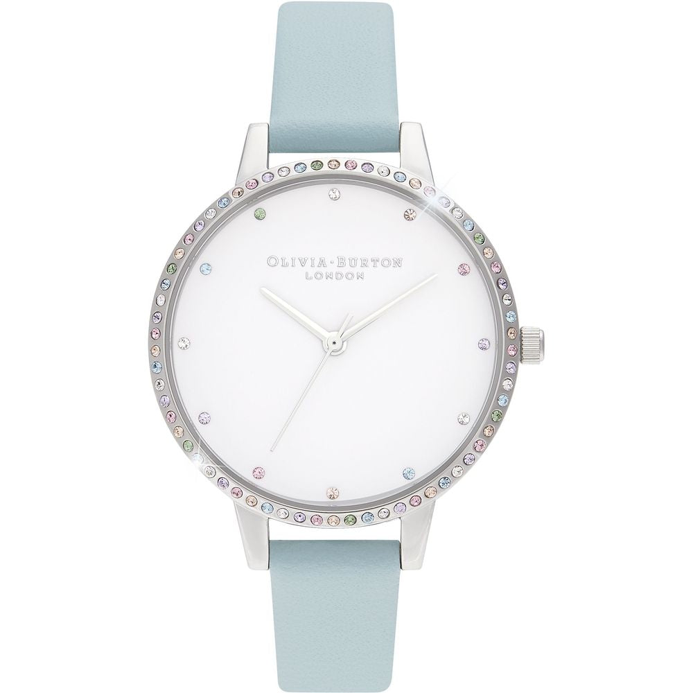 Olivia Burton Blue Synthetic Leather Watch