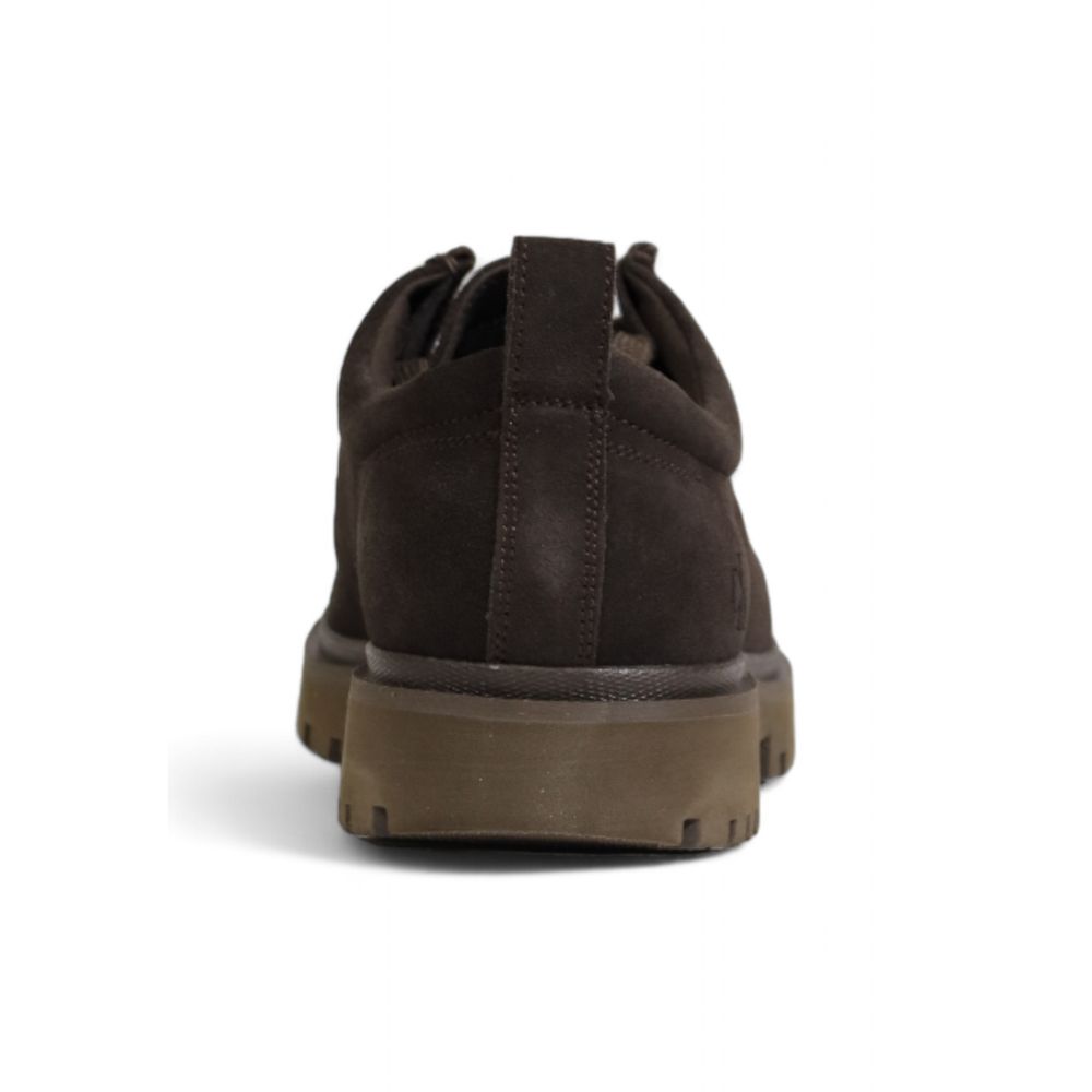 Calvin Klein Brown Suede Leather Casual