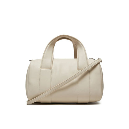 Calvin Klein Jeans Beige Synthetic Leather Handbag