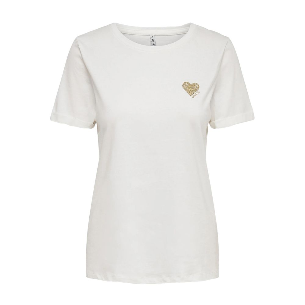 Only White Cotton Tops & T-Shirt