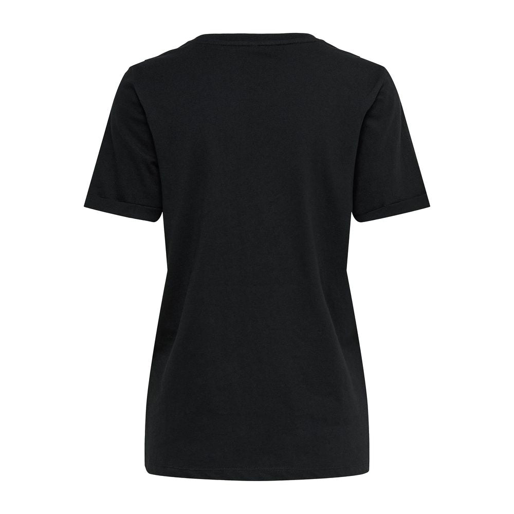 Only Black Cotton Tops & T-Shirt