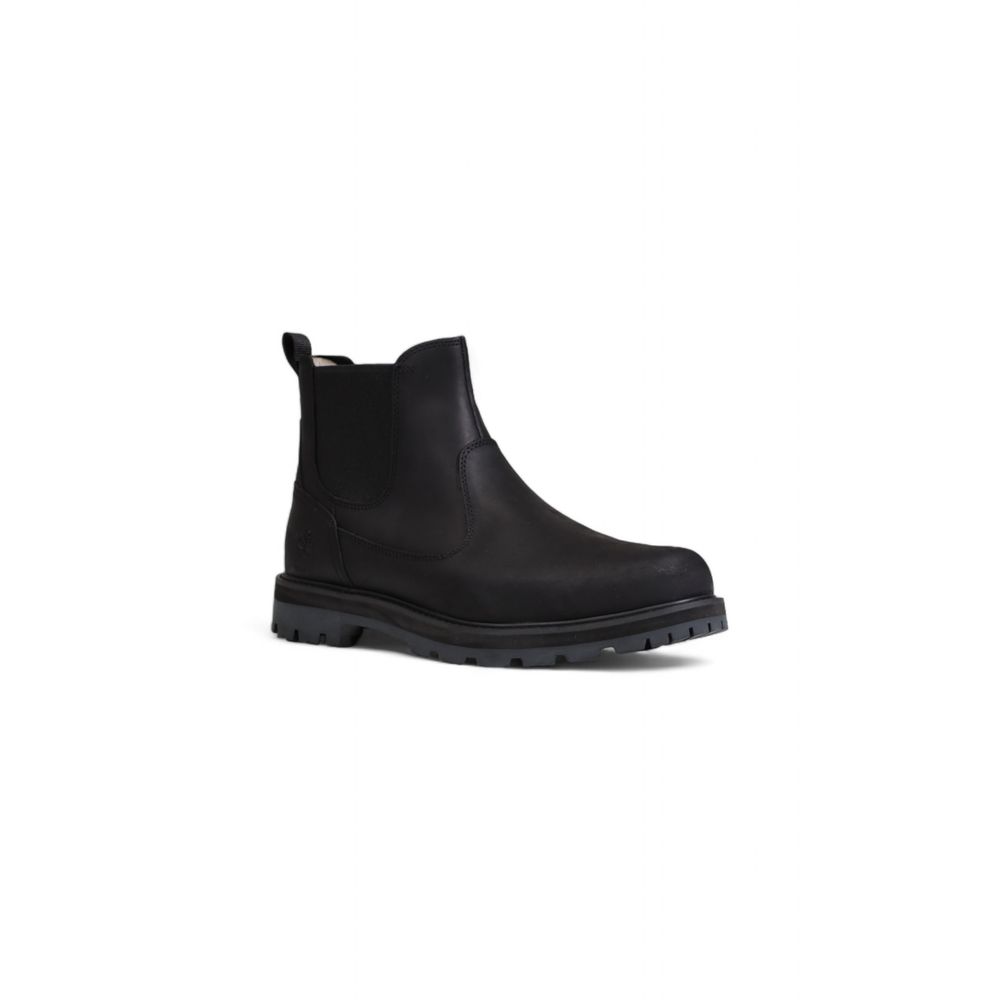 Timberland Black Leather Leather Boot