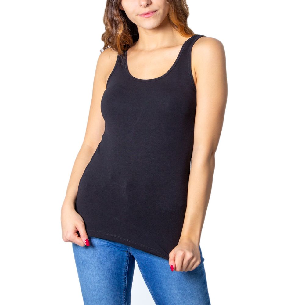 Only Black Cotton Tops & T-Shirt