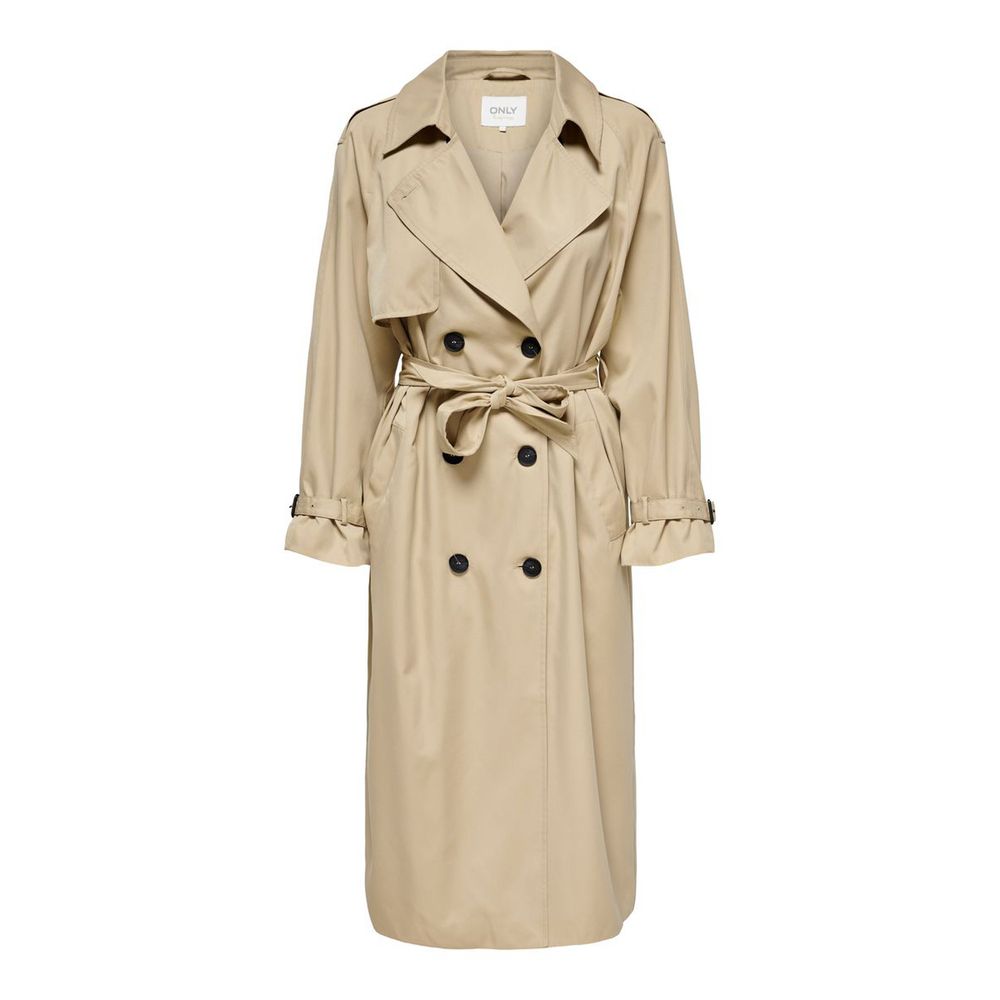 Only Beige Polyester Jackets & Coat