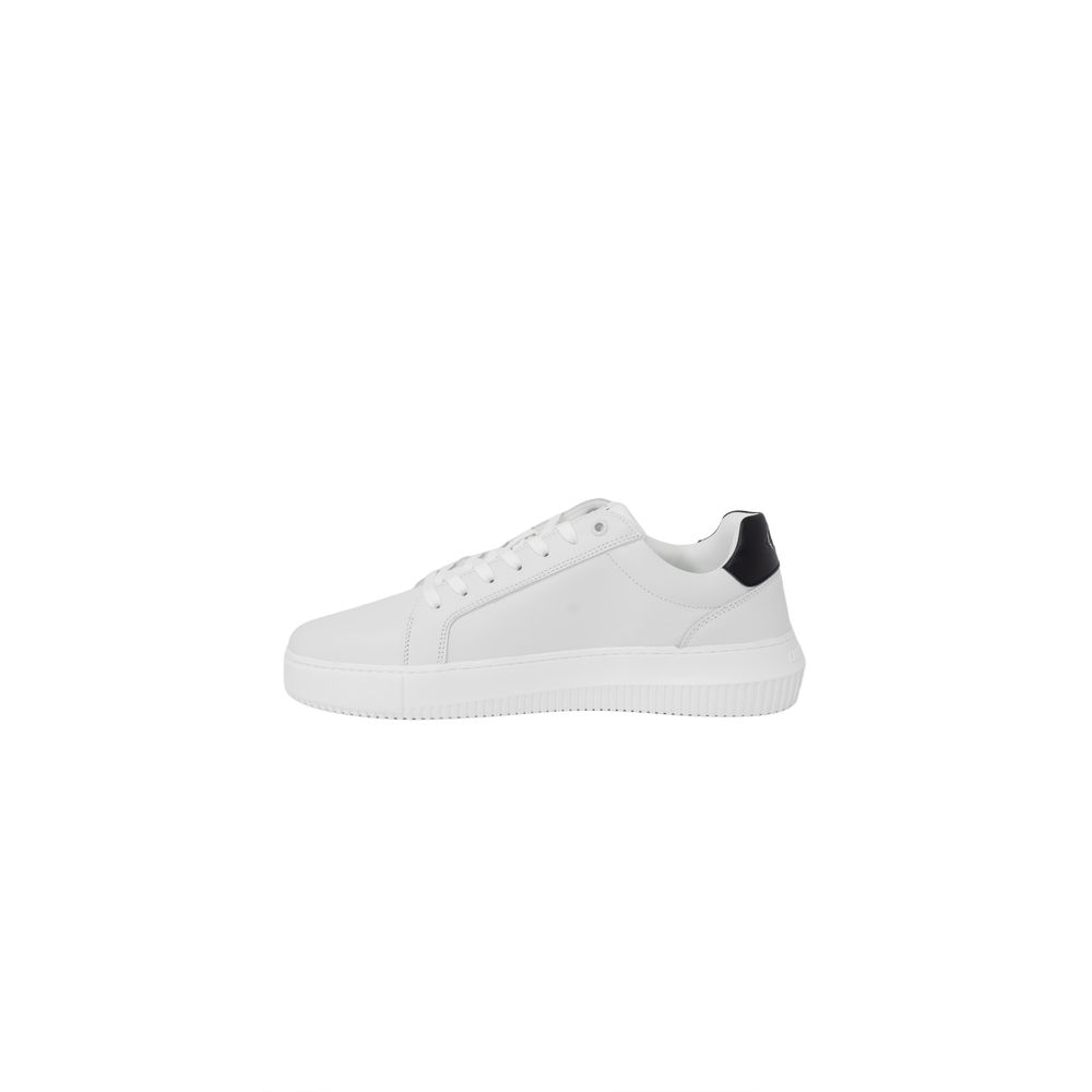 Calvin Klein Jeans Black And White Leather Sneaker