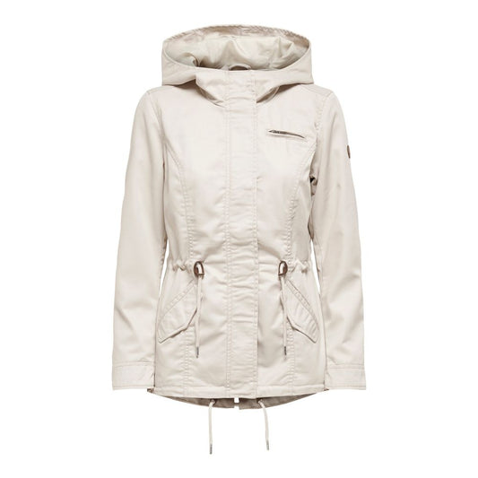 Only Beige Polyester Jackets & Coat