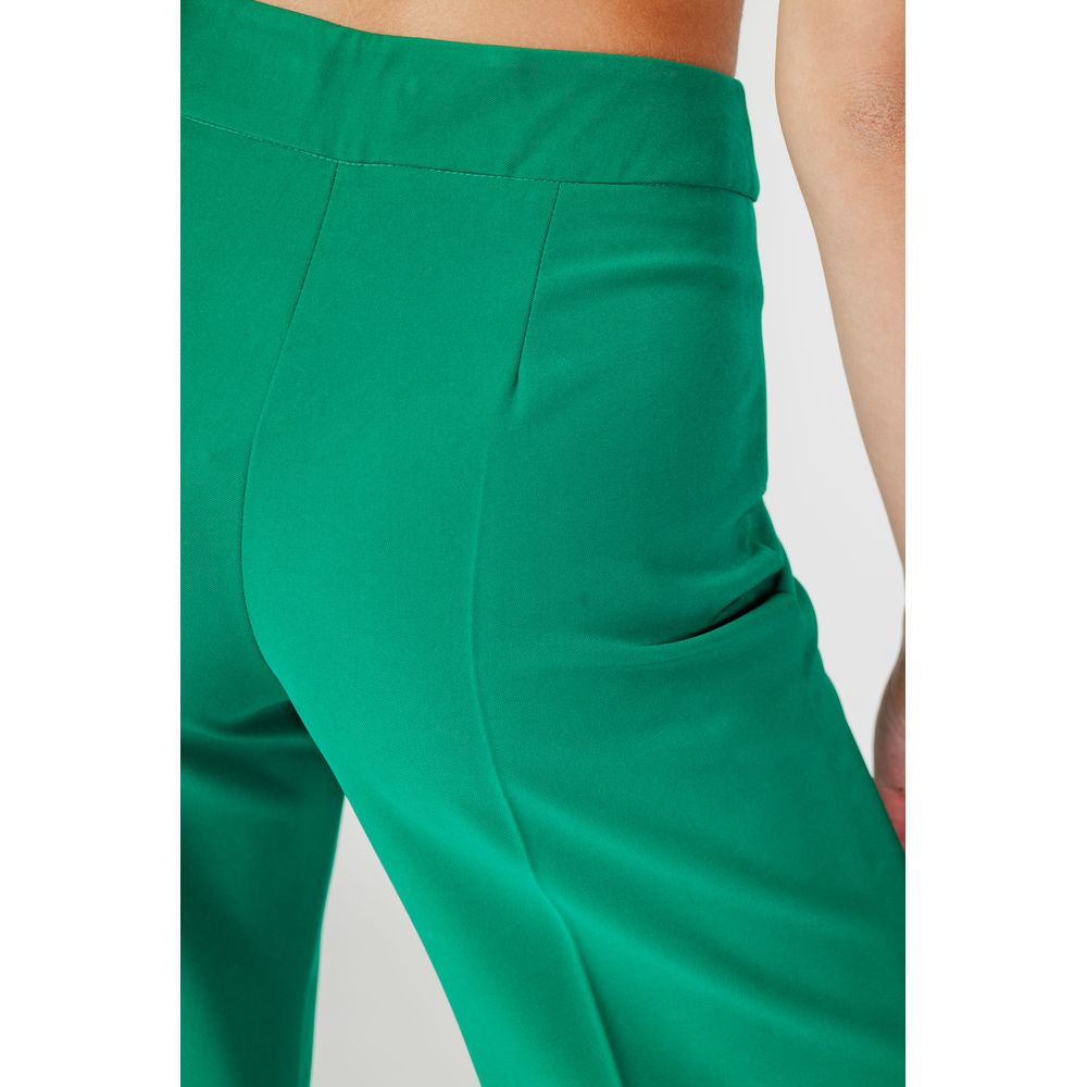 Sandro Ferrone Green Polyester Jeans & Pant