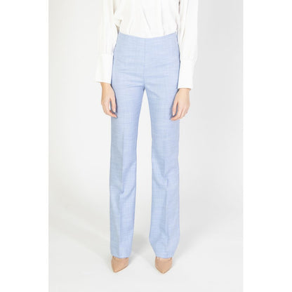 Sandro Ferrone Blue Viscose Jeans & Pant