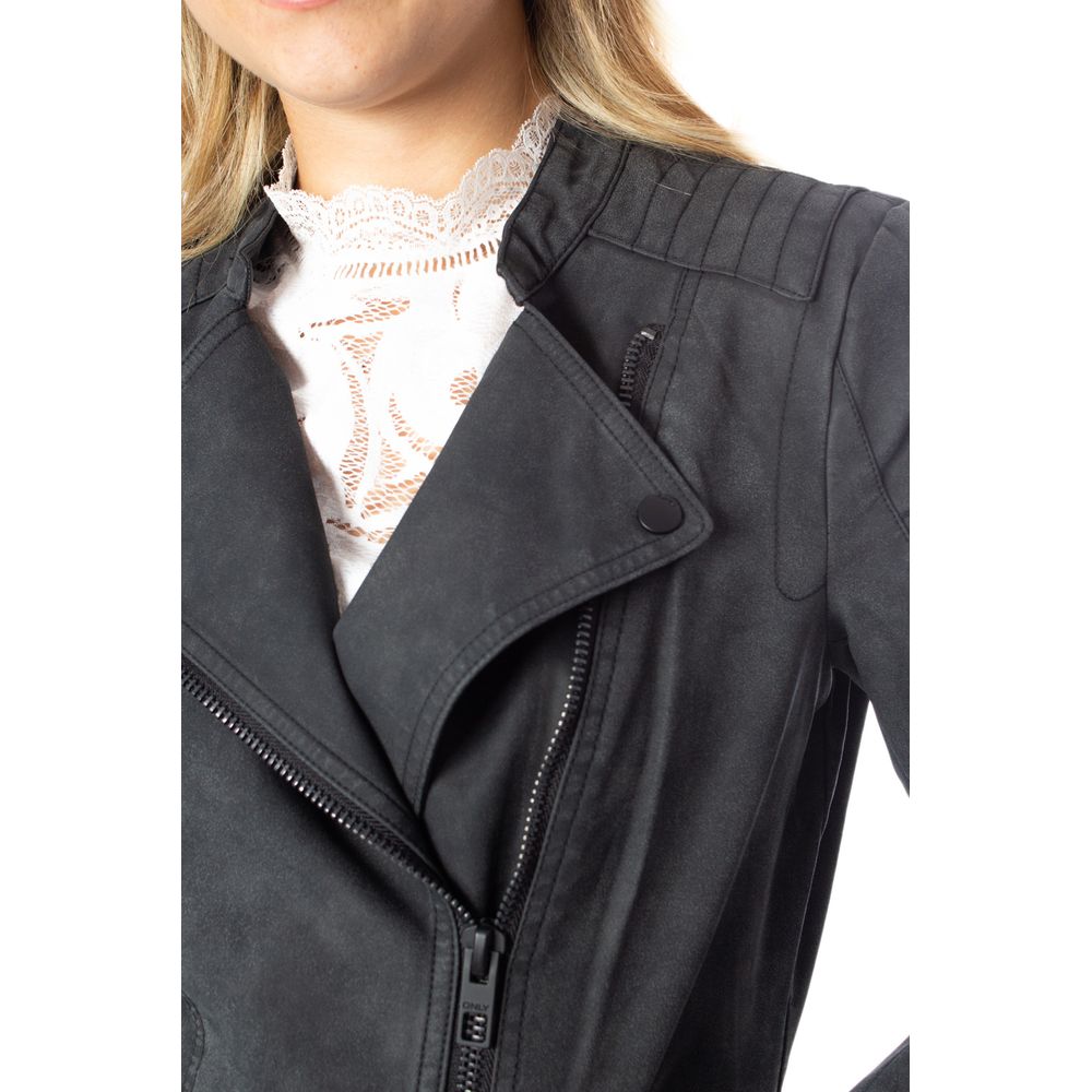 Only Black Polyethylene Jackets & Coat