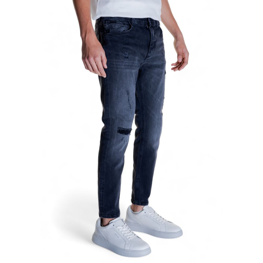 Antony Morato Black Cotton Jeans & Pant