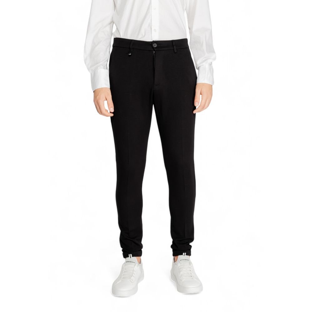 Antony Morato Black Viscose Jeans & Pant