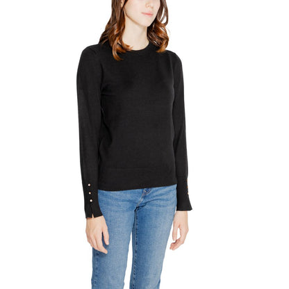 Jacqueline De Yong Black Viscose Tops & T-Shirt