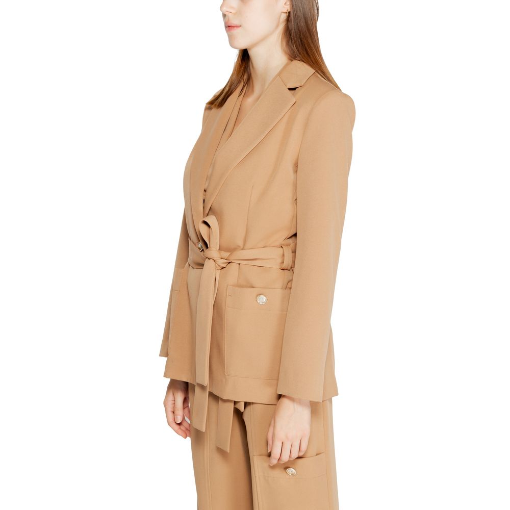 Rinascimento Beige Polyester Suits & Blazer