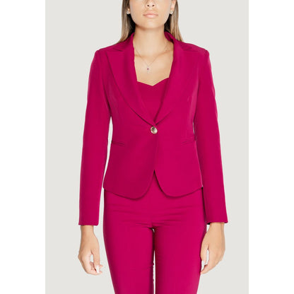 Rinascimento Bordeaux Polyester Suits & Blazer