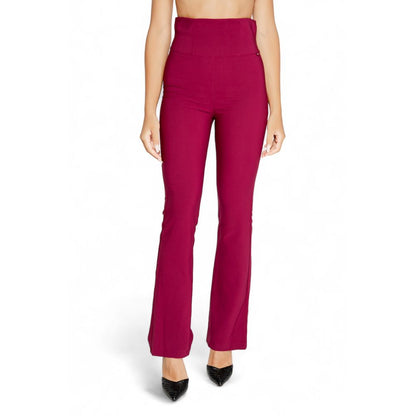 Rinascimento Bordeaux Polyester Jeans & Pant