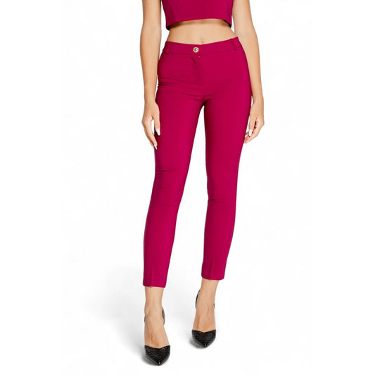 Rinascimento Bordeaux Polyester Jeans & Pant